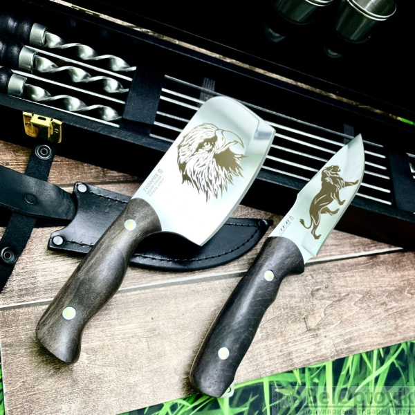 Набор для шашлыка и гриля в чемодане Царский №5 Кизляр России 13 предметов